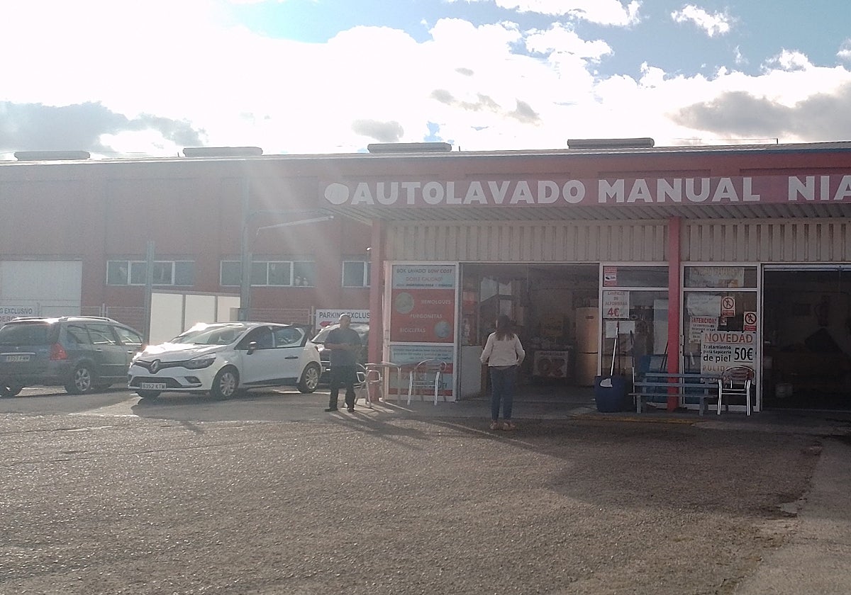 Lavadero en el que ha ocurrido el incidente.