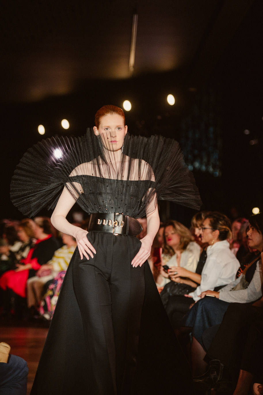 La valenciana Isabel Sanchis viste de gala el Museo Balenciaga