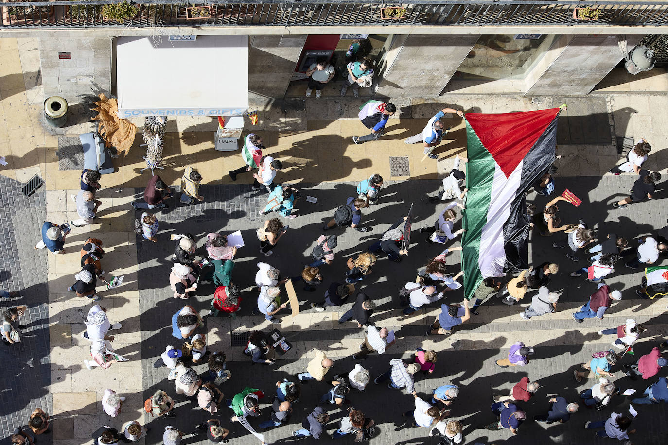 Miles de personas se manifestan en Valencia a favor de Palestina