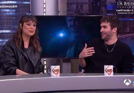 Ricardo Gómez y Belén Cuesta, los invitados de este martes de 'El Hormiguero'.