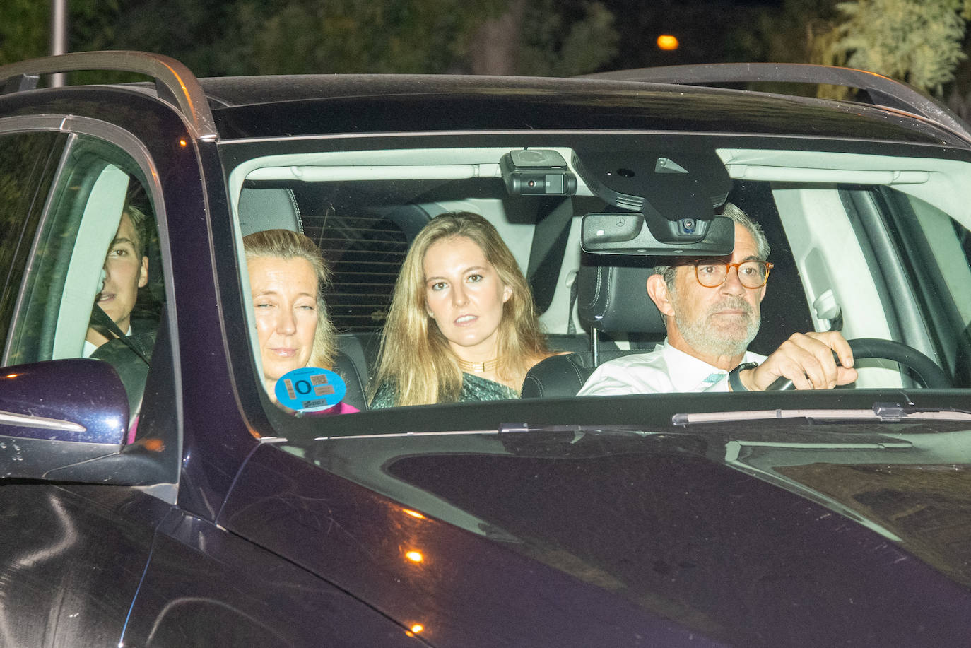 Cristina de Borbón Dos Sicilas, Pedro López-Quesada y sus hijos, Victoria y Pedro Pablo.