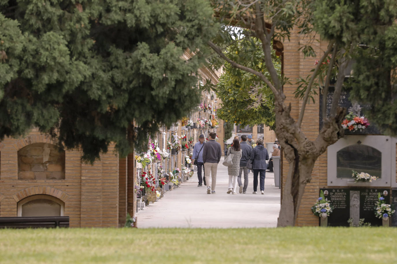 Masiva afluencia al cementerio de Valencia por Todos los Santos