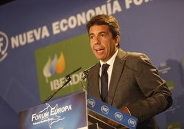 Carlos Mazón, durante su intervención en el foro.