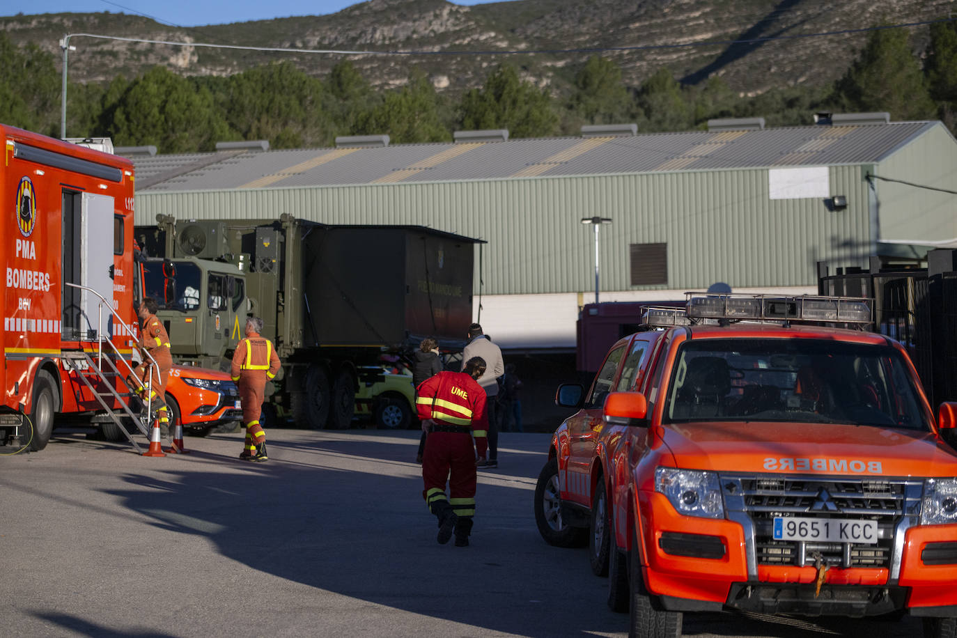 El incendio forestal de Montitxelvo, en imágenes