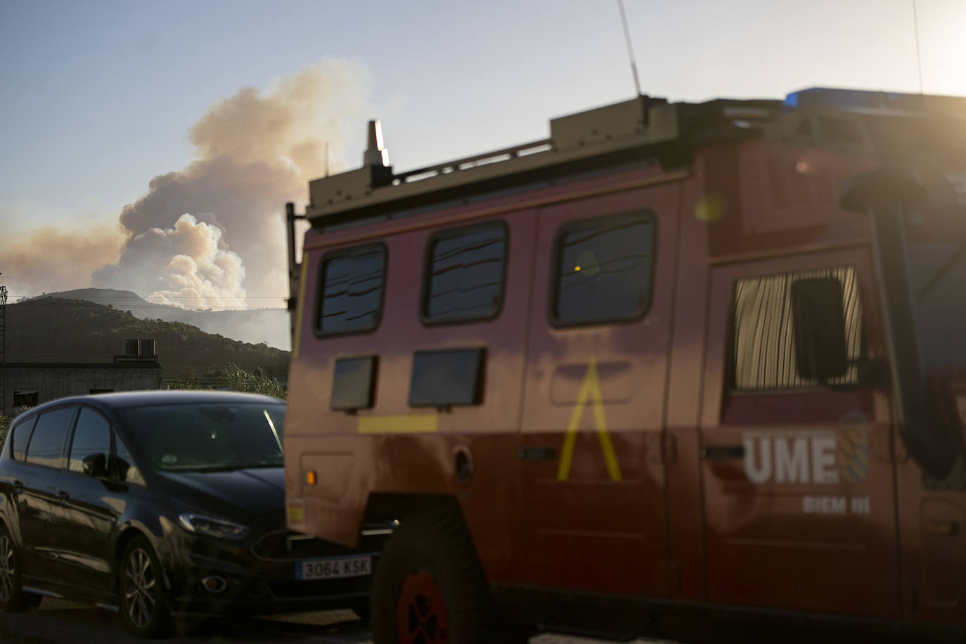 El incendio forestal de Montitxelvo, en imágenes