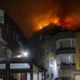 Terrateig, desalojado por un incendio en el Barranco La Font