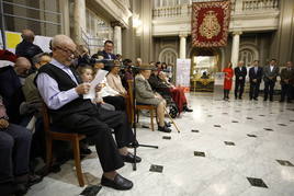 Homenaje a valencianos centenarios, en una pasada edición.