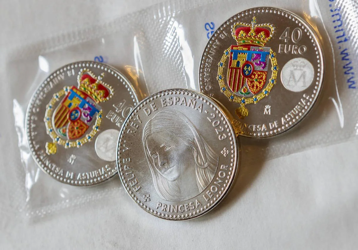 Colección de monedas: Moneda Princesa Leonor, cómo conseguirla, El negocio  de la reventa de la moneda de la Princesa Leonor