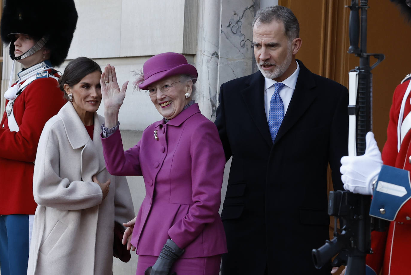 La espectacular tiara de Letizia en Dinamarca