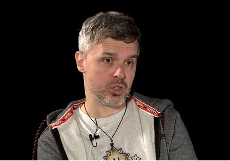 El escritor Juan Gómez-Jurado, durante la entrevista