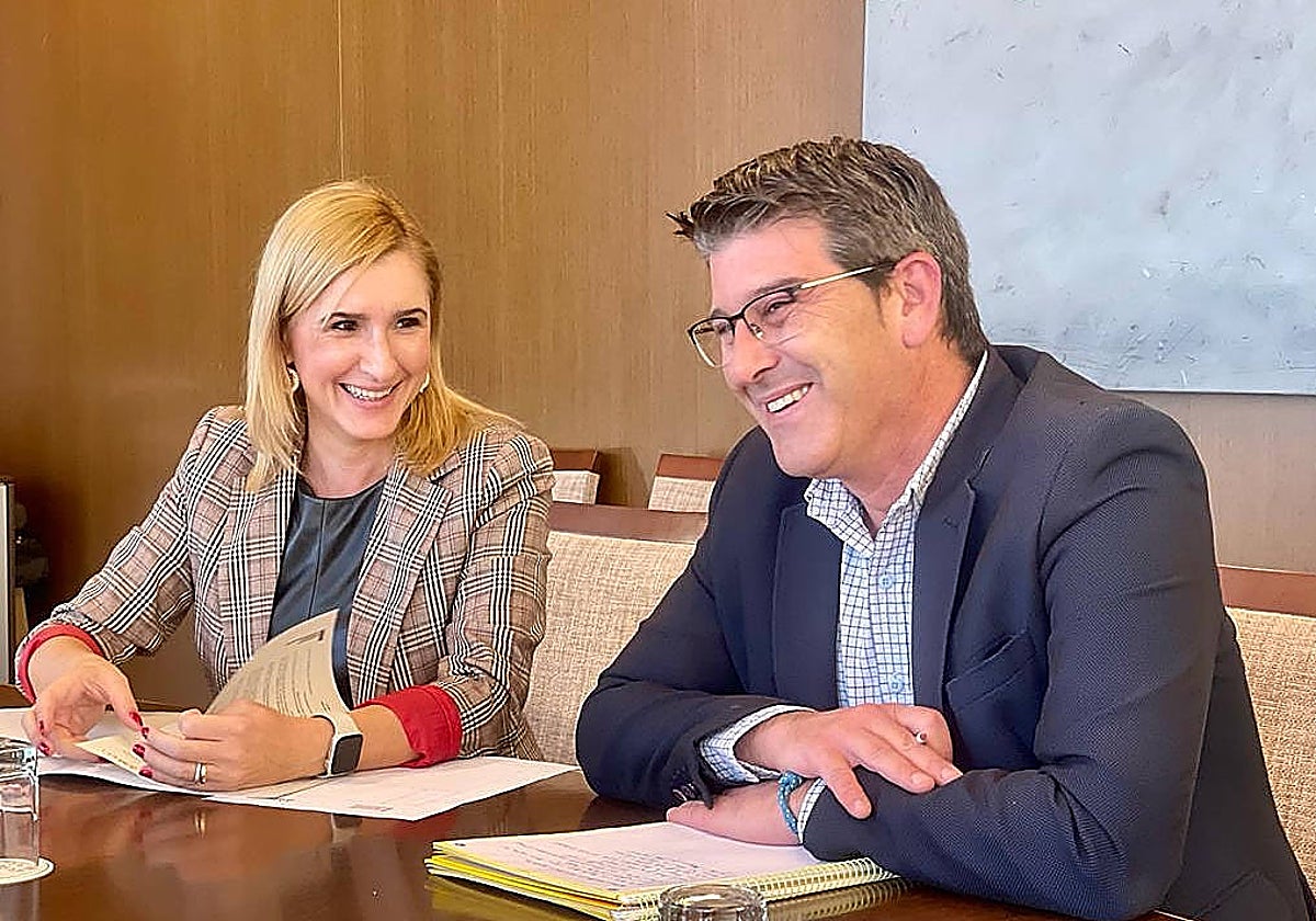 Salomé Pradas y Jorge Rodríguez.