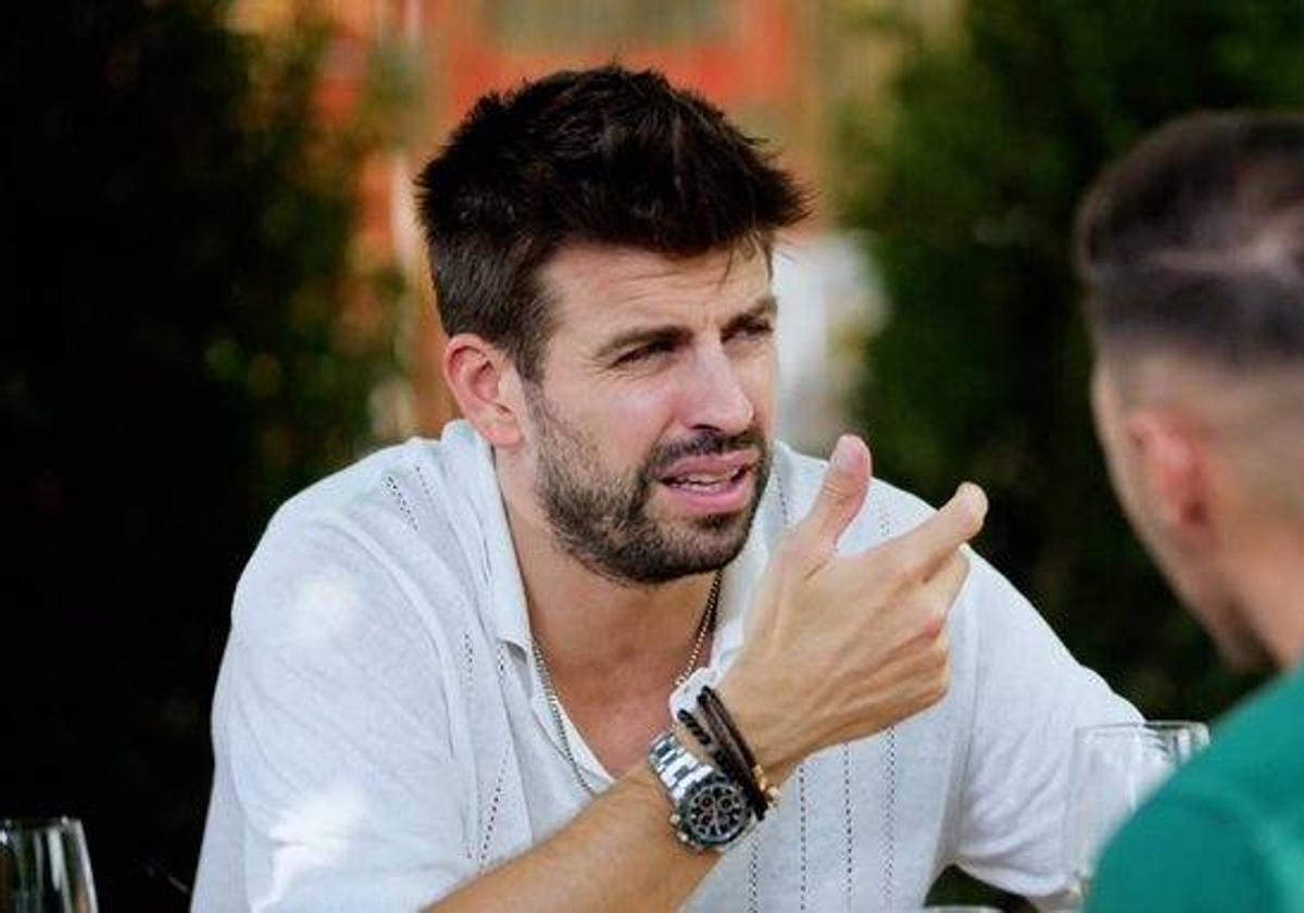 Gerard Piqué en un lance del programa de 'El Novato'