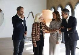 Javier Molins, Hortensia Herrero, Amparo Roig y José Martí.