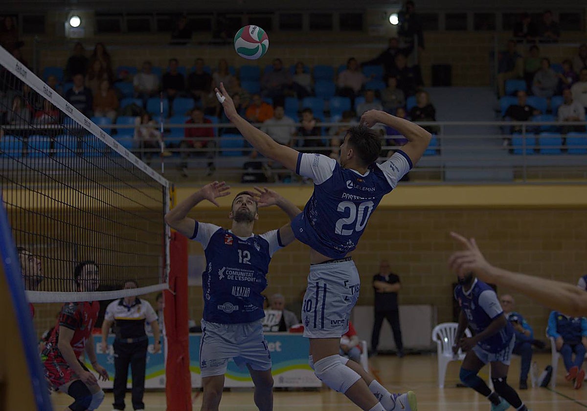 Una acción del partido disputado en Manacor.