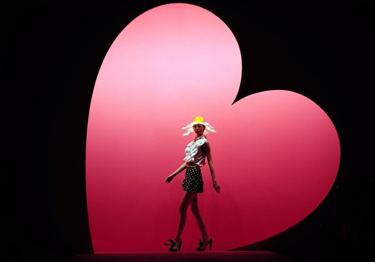 Un desfile de la firma Moschino, en una imagen de archivo.