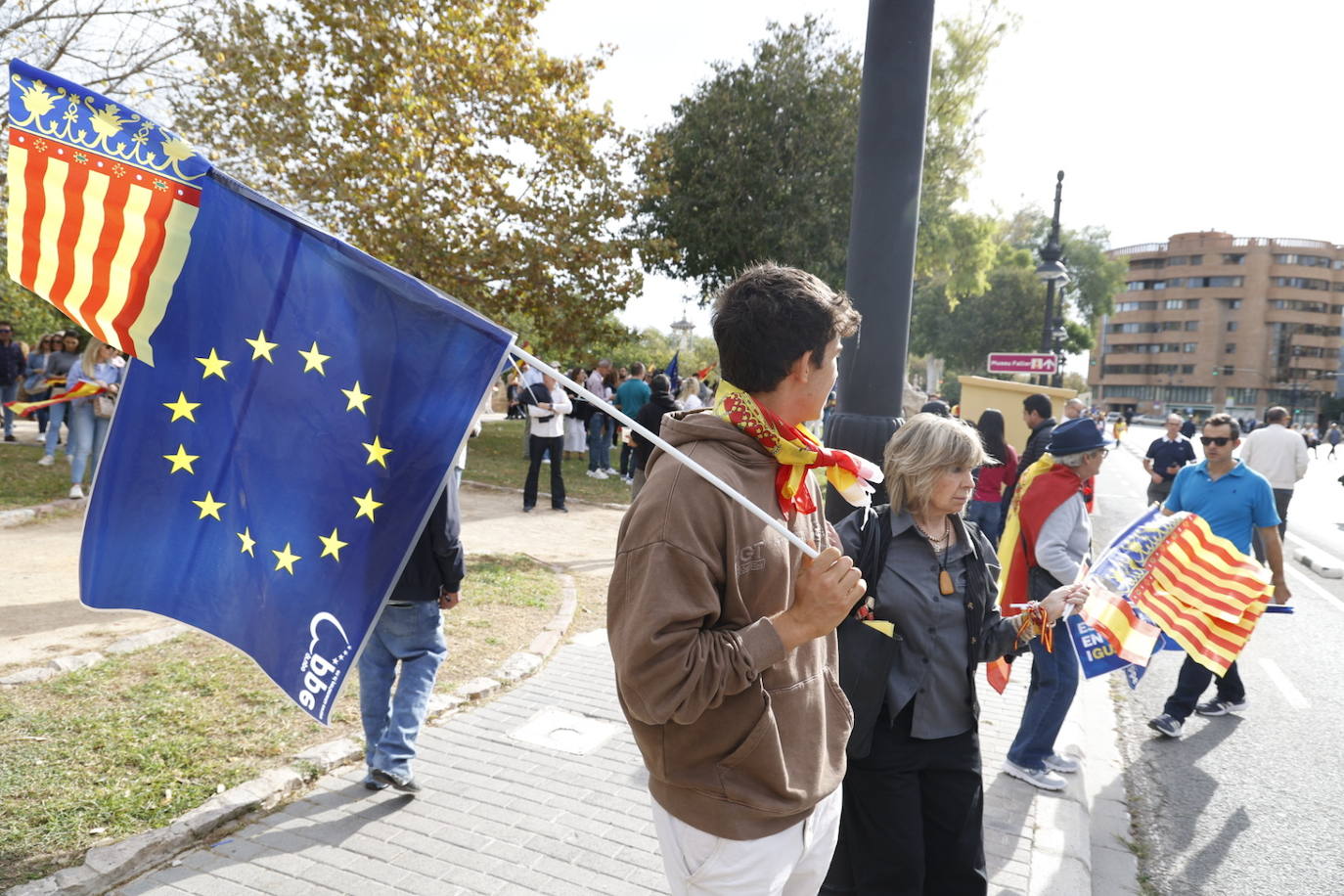 Fotos de la manifestación en Valencia contra la amnistía