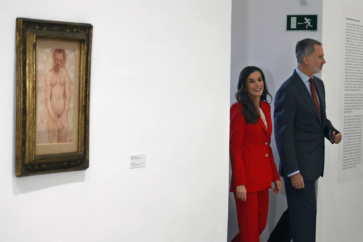 Los reyes inauguran la gran exposición sobre Picasso en el Reina Sofía de Madrid