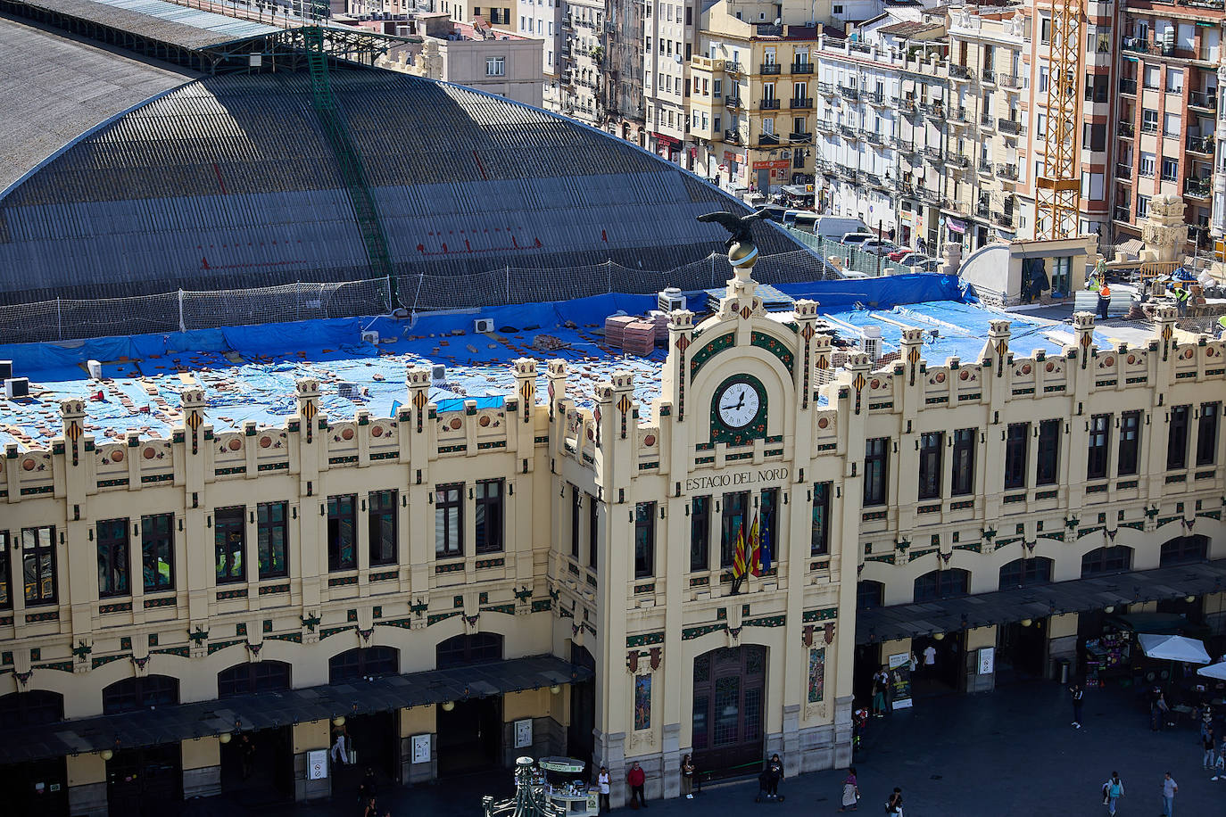 Avanzan las obras del túnel del metro de la calle Alicante en Valencia