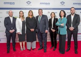 Carlos Gavilán, Sara Cañadas, María Ángeles Capilla, Paco Vallejo, Claudia Sáez, María García y Héctor Gavilán.