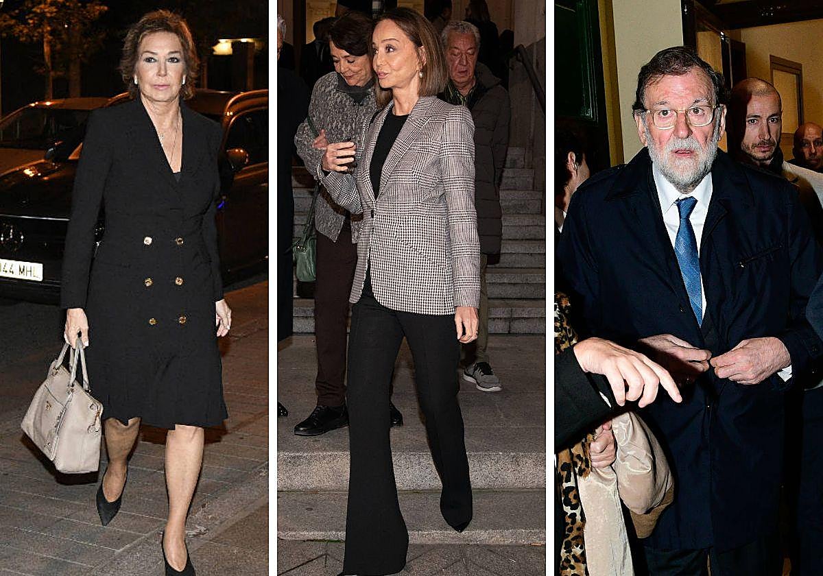 Isabel Preysler, Ana Rosa Quintana y Mariano Rajoy, entre otros, acuden a la misa funeral por Fernández Tapias