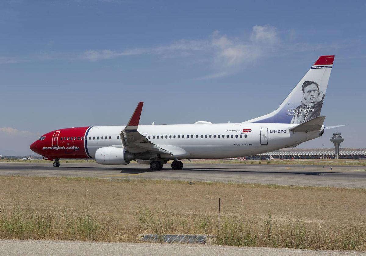 Un avión de la compañía aérea en una imagen de archivo.