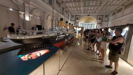 Una de las piezas que se exhiben en la exposición 'Titanic. The Reconstruction'