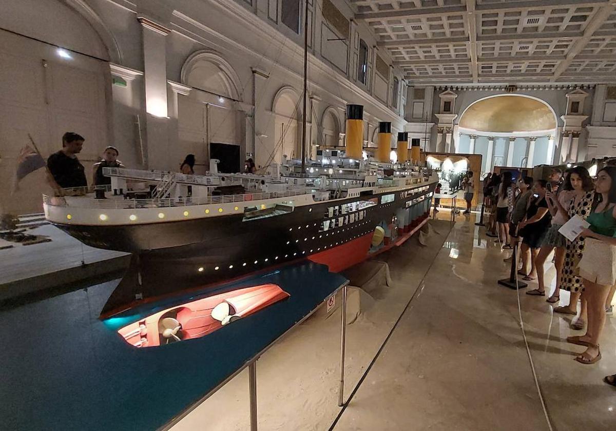 Una de las piezas que se exhiben en la exposición 'Titanic. The Reconstruction'