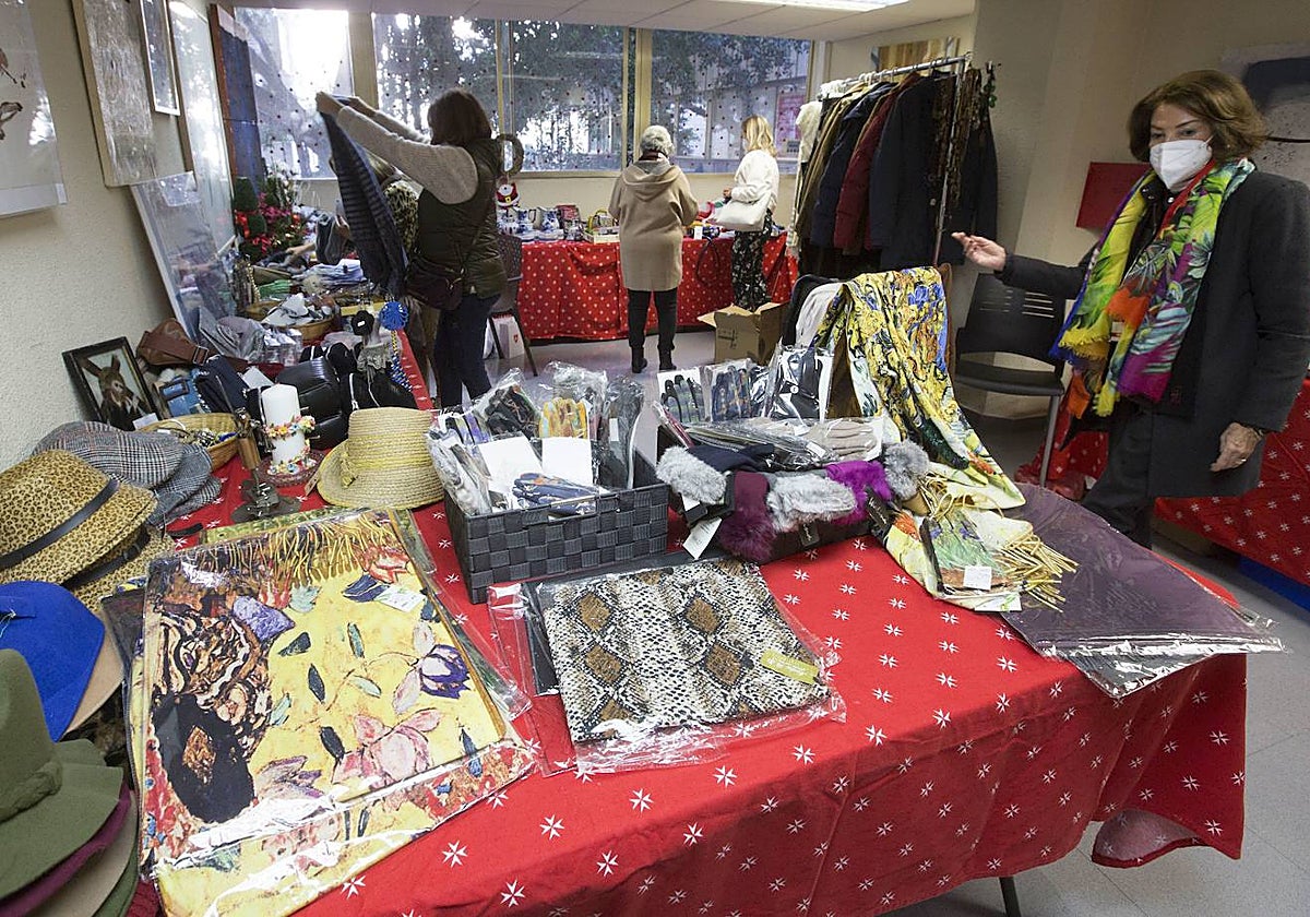 Uno de los puestos del mercadillo celebrado el pasado año.