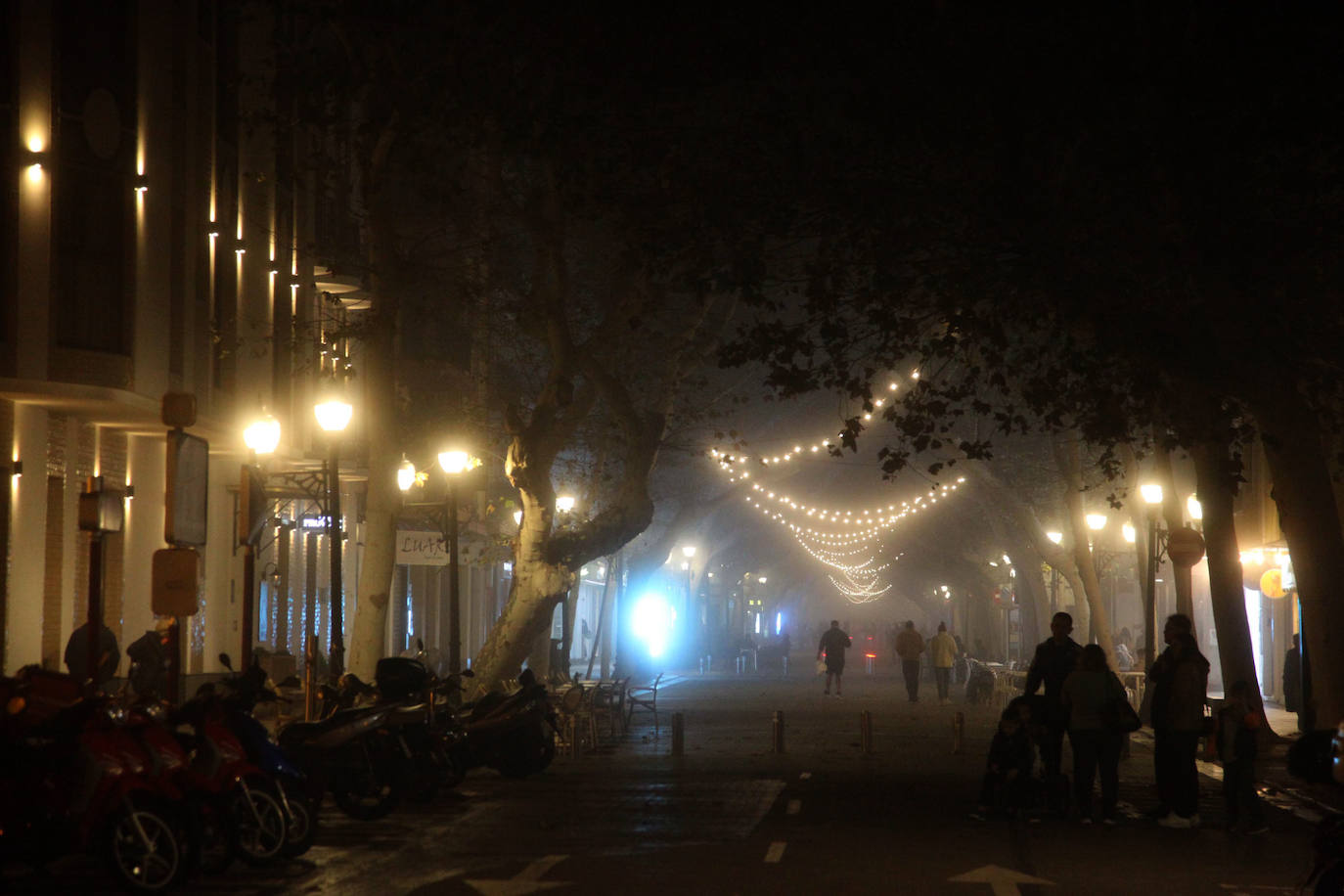 La niebla cubre Dénia