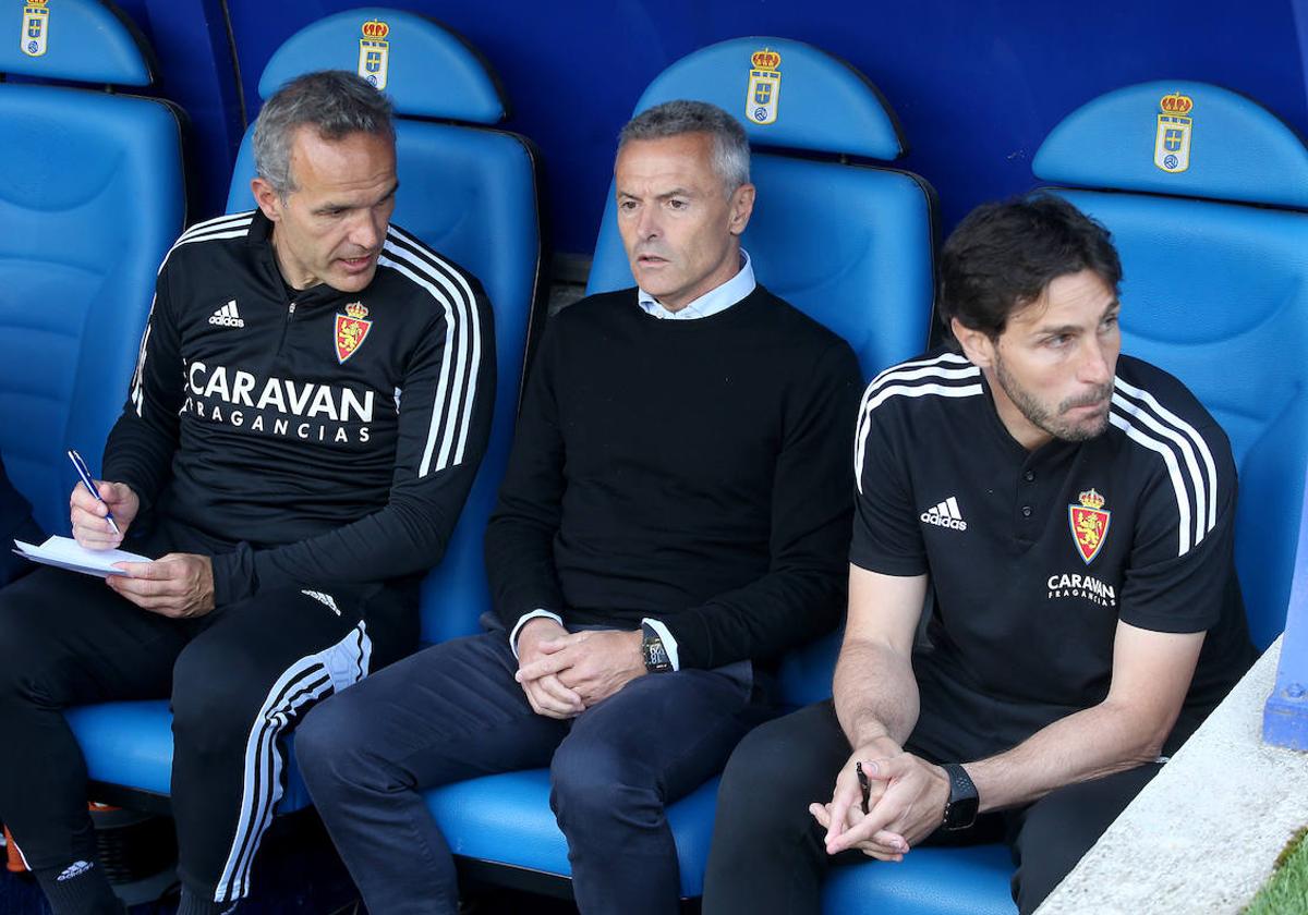 El valenciano Fran Escribá, durante un partido del Zaragoza.