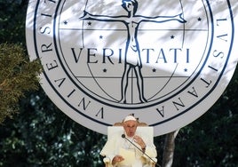 El Papa Francisco en un acto.