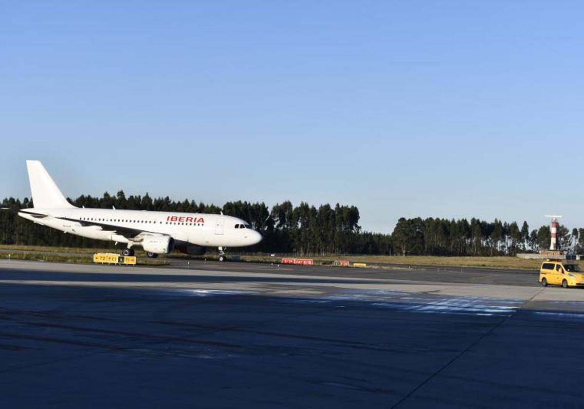 Un avión de Iberia.