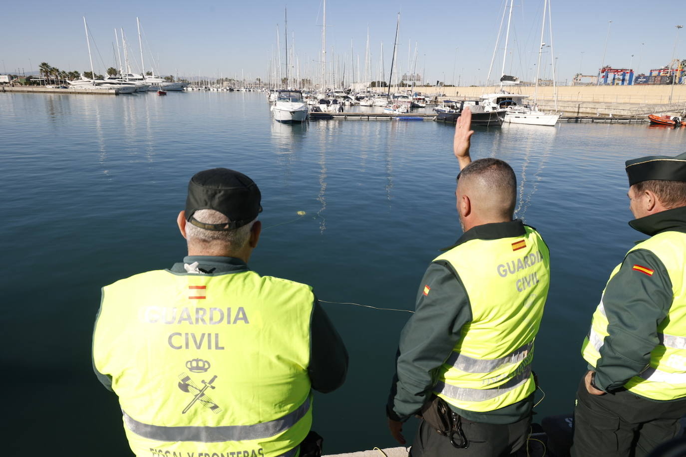 Presentación de los drones submarinos de la Guardia Civil detectar &#039;narcobuzos&#039;