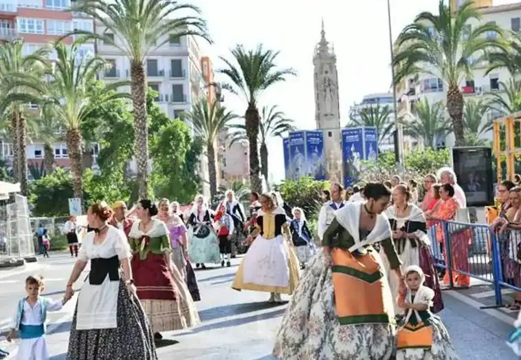 Inauguración de las pasadas Hogueras de San Juan en Alicante