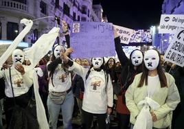 Manifestación del año pasado en Madrid.