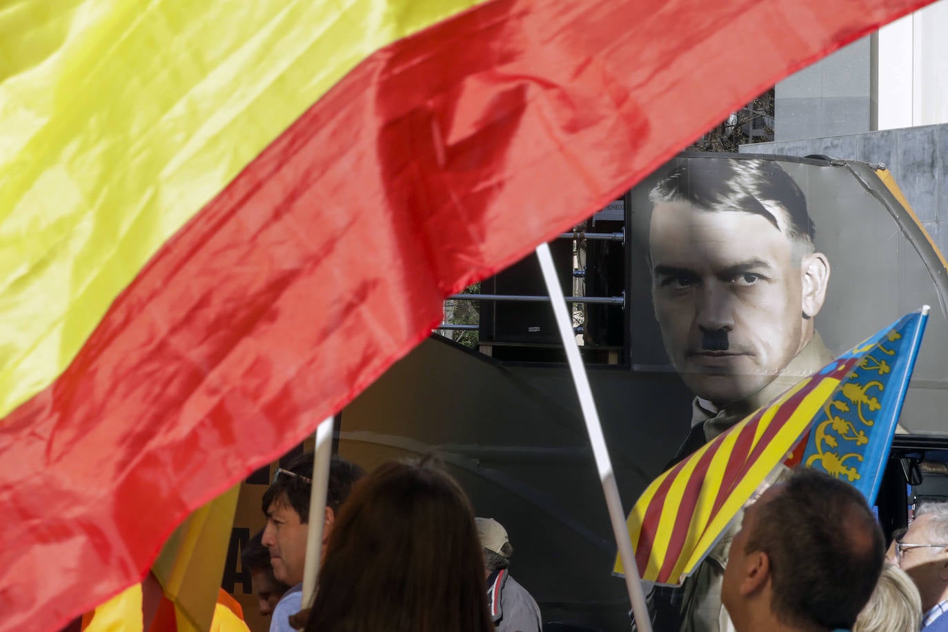 Manifestación contra la amnistía en Valencia