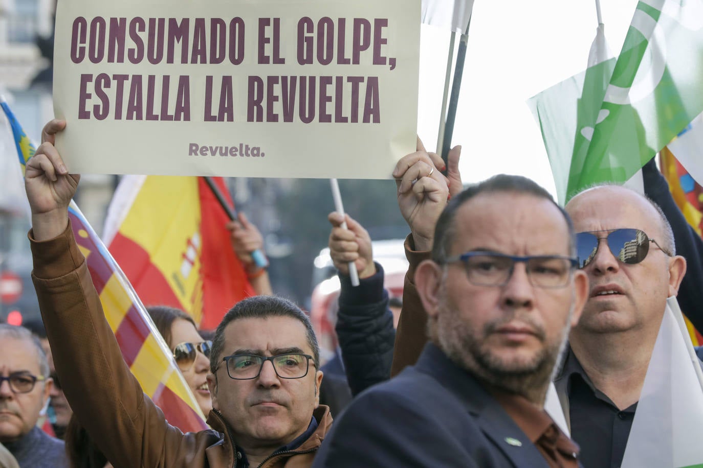 Manifestación contra la amnistía en Valencia