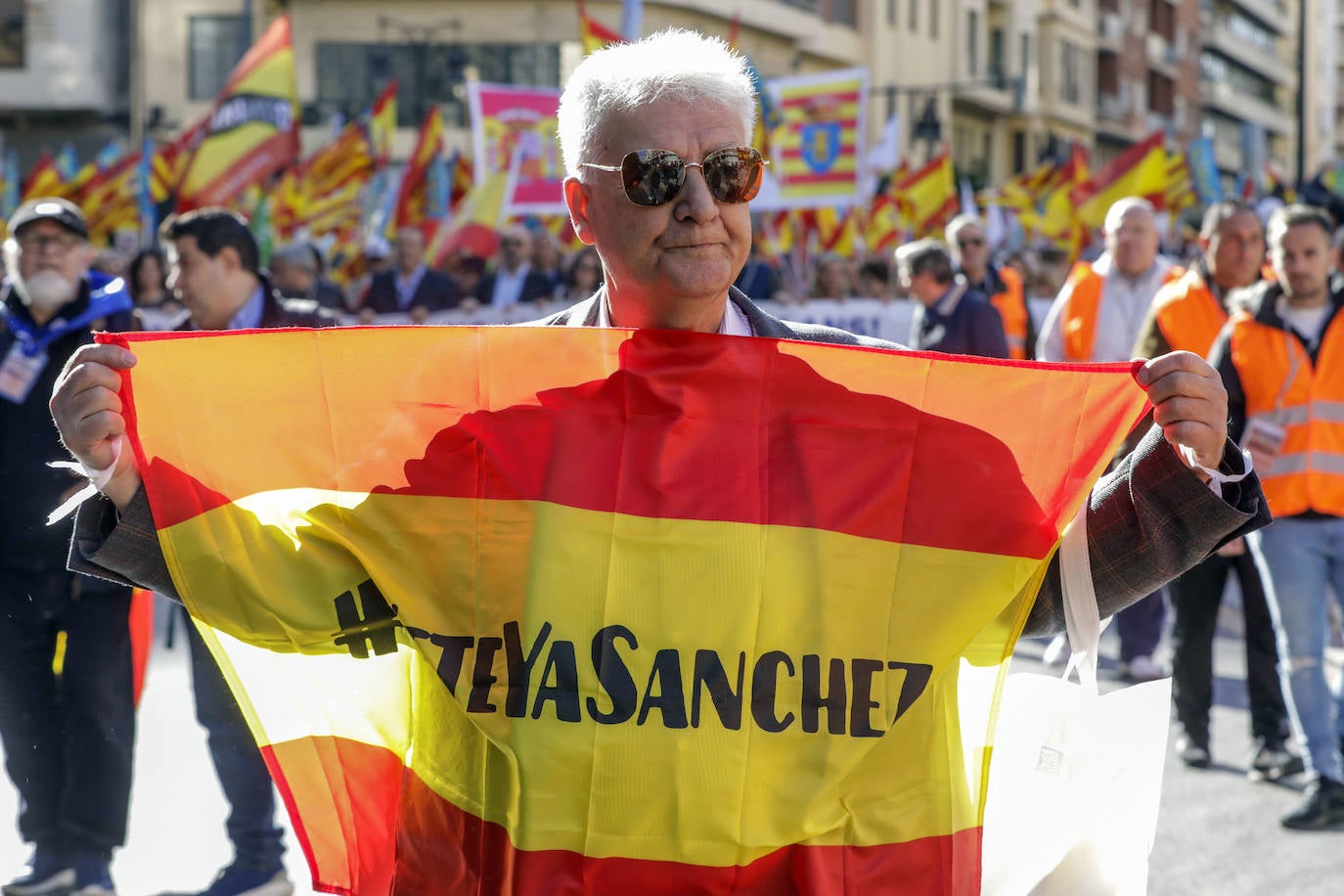 Manifestación contra la amnistía en Valencia