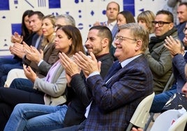 Ximo Puig, durante un acto del PSPV en Valencia.