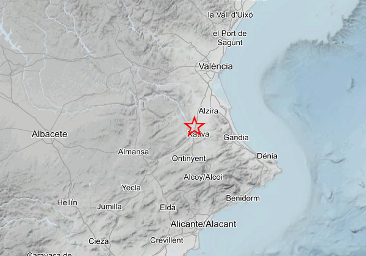 Valencia sufre tres terremotos en dos minutos