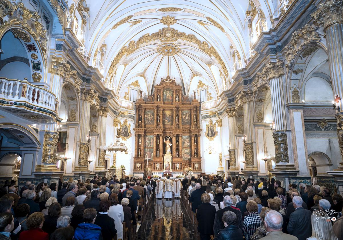 Misa de acción de gracias en Guadassuar.