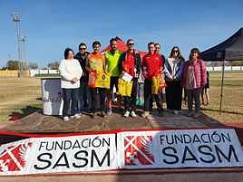 Ganadores de la carrera.