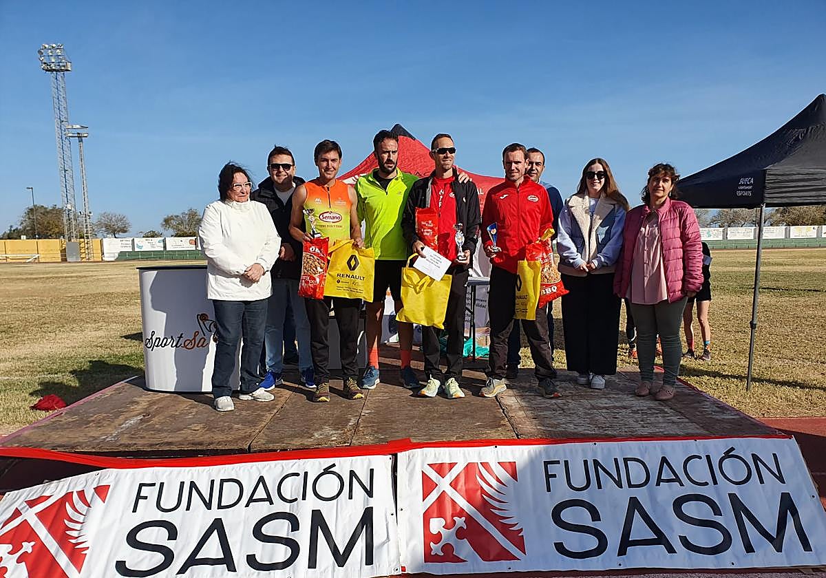 Ganadores de la carrera.