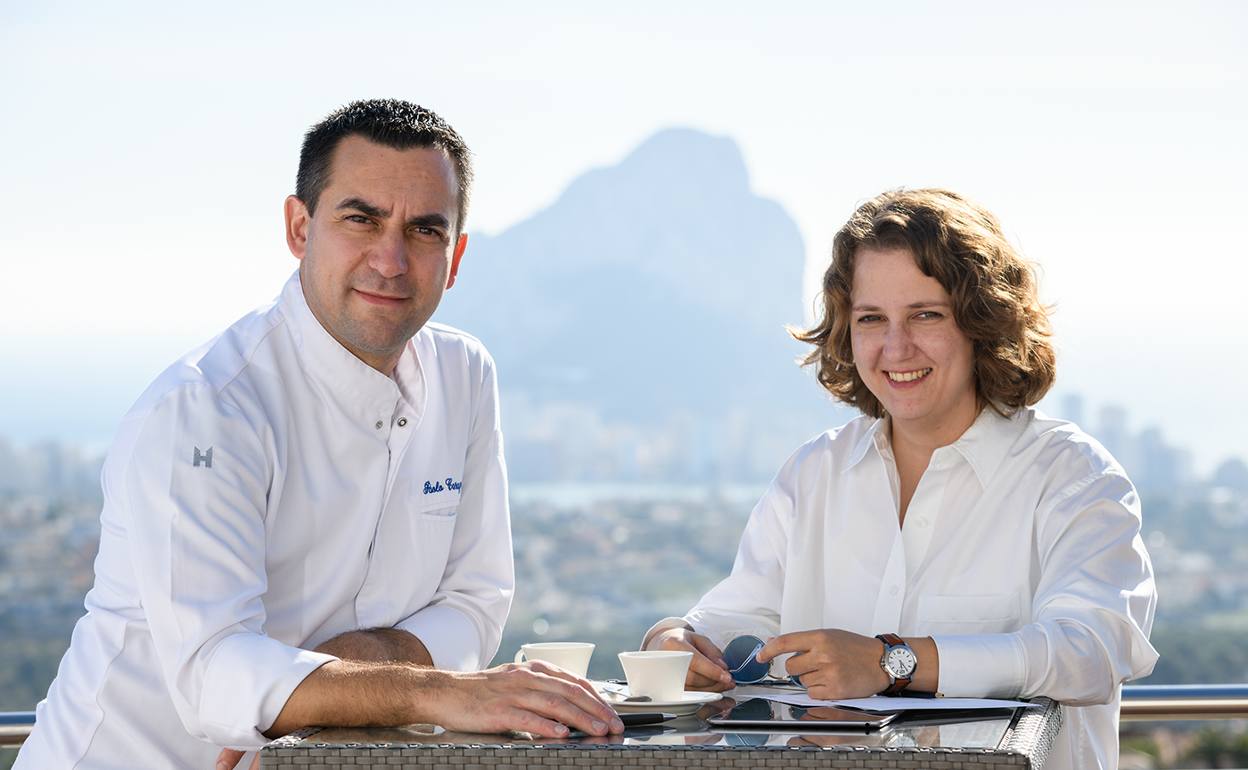 Paolo Casagrande, chef del restaurante Orobianco en Calpe. 1 estrella Michelin.