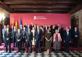 El Rey Felipe VI preside la ceremonia de entrega de los Rei Jaume I en la Lonja de Valencia.