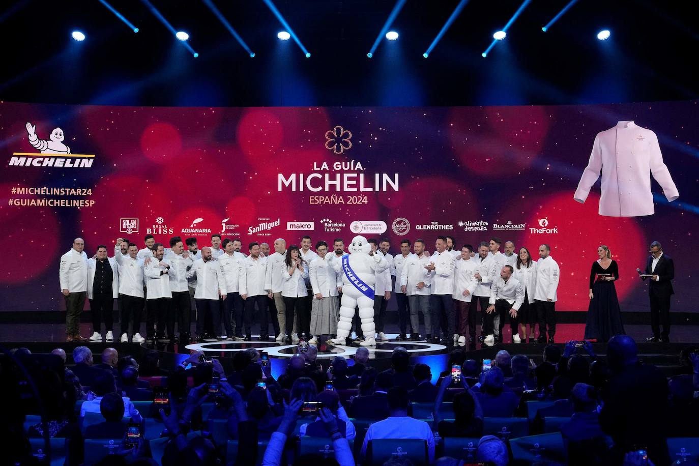 Los chefs de los restaurantes que han logrado una estrella Michelin.