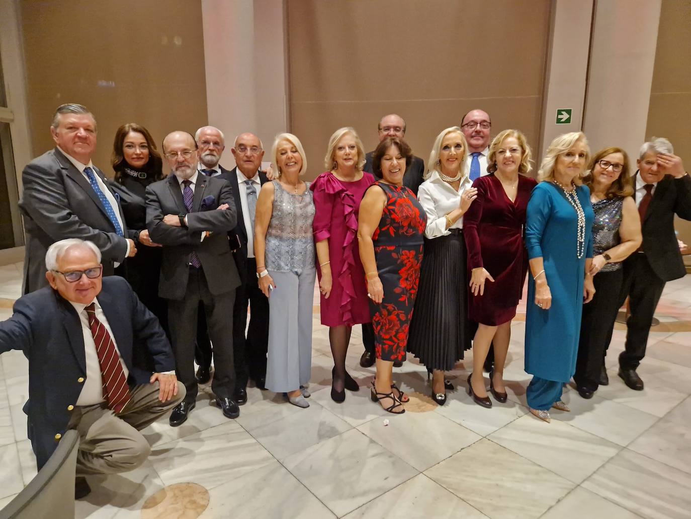 Asistentes a la cena benéfica de la Orden del Santo Sepulcro.