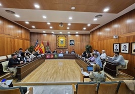 El pleno celebrado en Calp para aprobar los presupuestos de 2024.