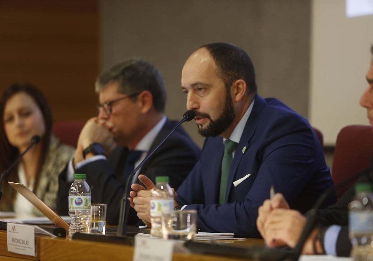 Antonio Balas, responsable de la UCO, durante la jornada de Antifraude.