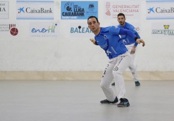 Nacho, durante una partida de esta temporada.